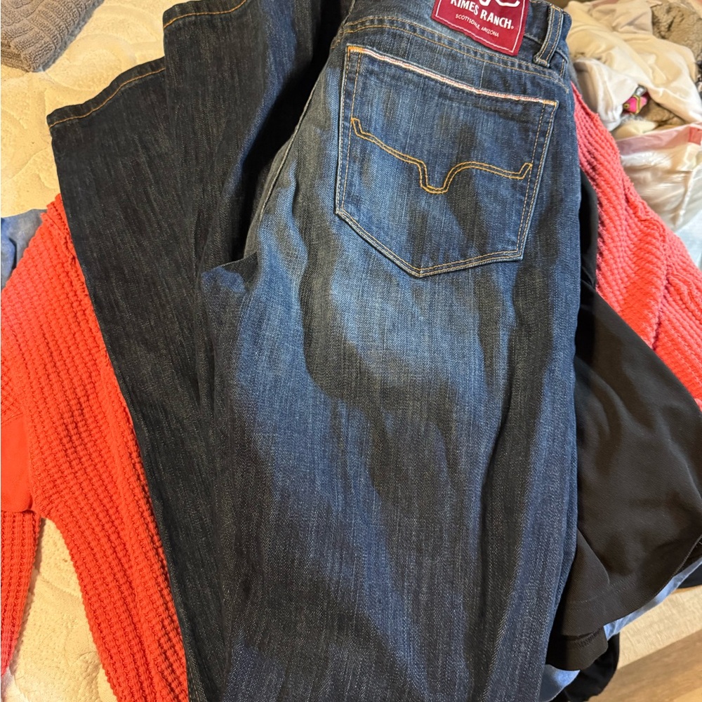 Kimes Ranch Relaxed Fit Jeans - Dark Blue